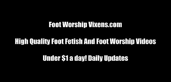  I need my feet worshiped daily